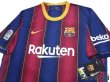 Photo3: FC Barcelona 2020-2021 Home Shirt #10 Messi La Liga Patch/Badge w/tags (3)