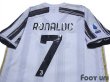 Photo4: Juventus 2020-2021 Home Shirt #7 Ronaldo Serie A Tim Patch/Badge w/tags (4)