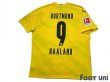 Photo2: Borussia Dortmund 2020-2021 Home Shirt #9 Haaland Bundesliga Patch/Badge w/tags (2)