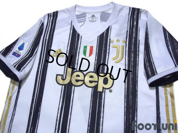 Photo3: Juventus 2020-2021 Home Shirt #7 Ronaldo Serie A Tim Patch/Badge w/tags (3)