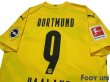 Photo4: Borussia Dortmund 2020-2021 Home Shirt #9 Haaland Bundesliga Patch/Badge w/tags (4)