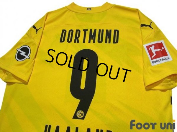 Photo4: Borussia Dortmund 2020-2021 Home Shirt #9 Haaland Bundesliga Patch/Badge w/tags (4)
