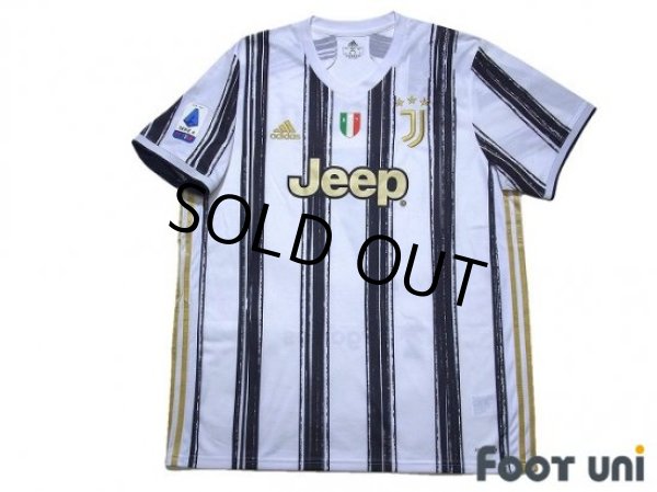 Photo1: Juventus 2020-2021 Home Shirt #7 Ronaldo Serie A Tim Patch/Badge w/tags (1)