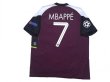 Photo2: Paris Saint Germain 2020-2021 3rd Shirt #7 Mbappe Champions League Patch/Badge w/tags (2)