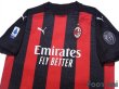 Photo3: AC Milan 2020-2021 Home Shirt #11 Ibrahimovic Serie A Tim Patch/Badge w/tags (3)