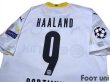 Photo4: Borussia Dortmund 2020-2021 Away Shirt #9 Haaland Champions League Patch/Badge w/tags (4)