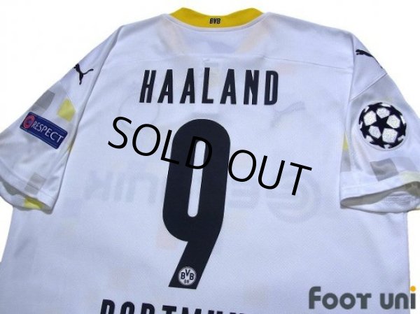 Photo4: Borussia Dortmund 2020-2021 Away Shirt #9 Haaland Champions League Patch/Badge w/tags (4)