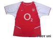 Photo1: Arsenal 2002-2004 Home Shirt (1)