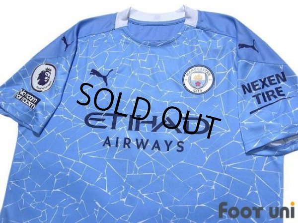 Photo3: Manchester City 2020-2021 Home Shirt #17 Kevin De Bruyne Premier League Patch/Badge w/tags (3)