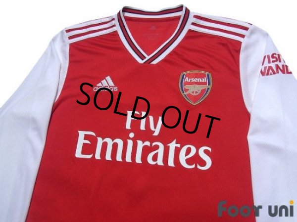 Photo3: Arsenal 2019-2020 Home Long Sleeve Shirt #8 Dani Ceballos (3)