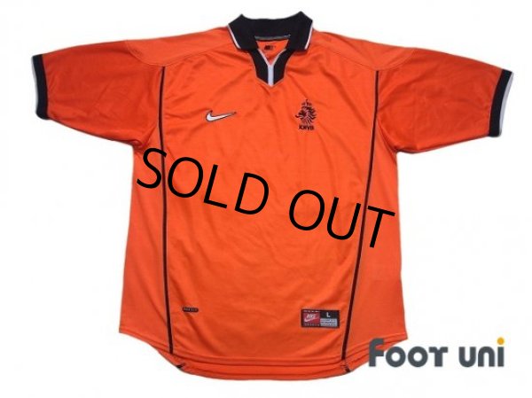 Photo1: Netherlands 1998 Home Shirt (1)