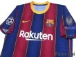 Photo3: FC Barcelona 2020-2021 Home Authentic Shirt #10 Messi Champions League Patch/Badge (3)