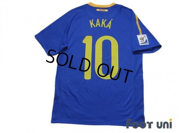 Photo2: Brazil 2010 Away Shirt #10 Kaka FIFA World Cup South Africa 2010 Patch/Badge w/tags (2)
