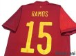Photo4: Spain 2020 Home Authentic Shirt and Shorts Set #15 Sergio Ramos (4)