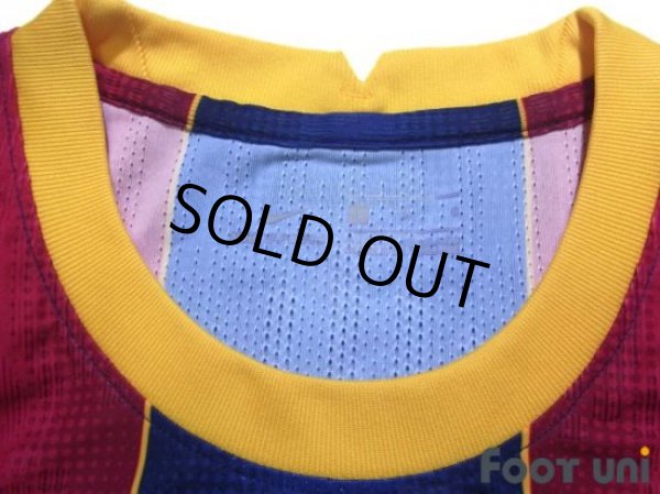 Photo5: FC Barcelona 2020-2021 Home Authentic Shirt #10 Messi Champions League Patch/Badge (5)