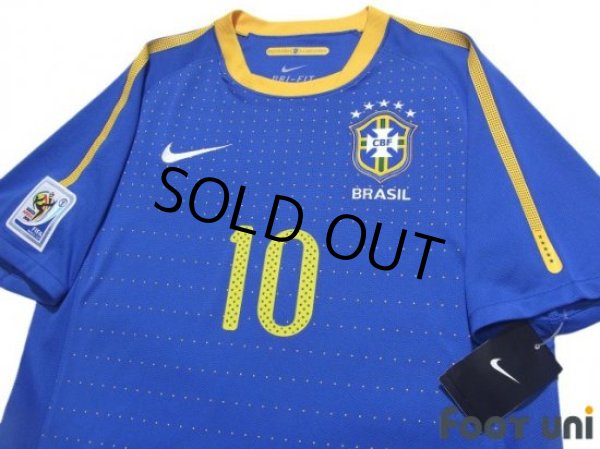 Photo3: Brazil 2010 Away Shirt #10 Kaka FIFA World Cup South Africa 2010 Patch/Badge w/tags (3)