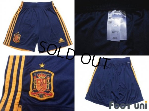 Photo8: Spain 2020 Home Authentic Shirt and Shorts Set #15 Sergio Ramos (8)