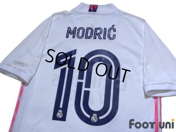 Photo4: Real Madrid 2020-2021 Home Authentic Shirt and Shorts Set #10 Modric (4)