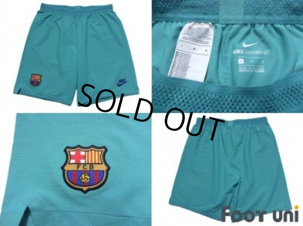 Photo8: FC Barcelona 2019-2020 3rd Authentic Shirt and Shorts Set (8)