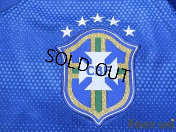 Photo6: Brazil 2014 Away Shirts and shorts Set #10 (6)