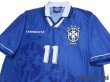 Photo3: Brazil 1995 Away Shirt #11 Romario (3)