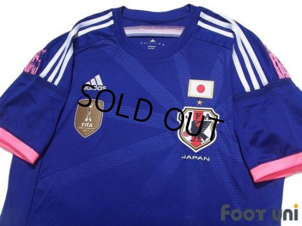 Photo3: Japan Women's Nadeshiko 2014-2015 Home Shirt FIFA World Champions 2011 Patch/Badge (3)