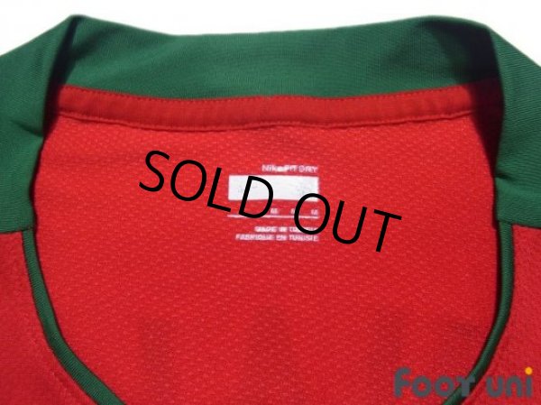 Photo5: Portugal Euro 2008 Home Shirt #7 Cristiano Ronaldo (5)