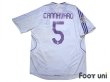 Photo2: Real Madrid 2007-2008 Home Shirt #5 Fabio Cannavaro LFP Patch/Badge w/tags (2)