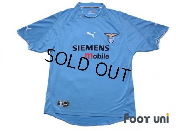 Photo1: Lazio 2002-2003 Home Shirt (1)