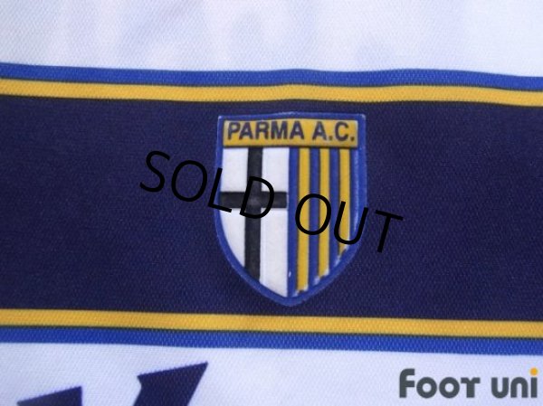 Photo6: Parma 2001-2002 Away Shirt #17 Fabio Cannavaro Lega Calcio Patch/Badge (6)
