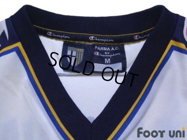 Photo5: Parma 2001-2002 Away Shirt #17 Fabio Cannavaro Lega Calcio Patch/Badge (5)