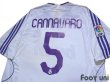 Photo4: Real Madrid 2007-2008 Home Shirt #5 Fabio Cannavaro LFP Patch/Badge w/tags (4)