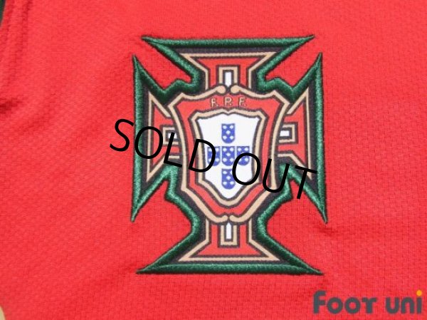 Photo6: Portugal Euro 2008 Home Shirt #7 Cristiano Ronaldo (6)