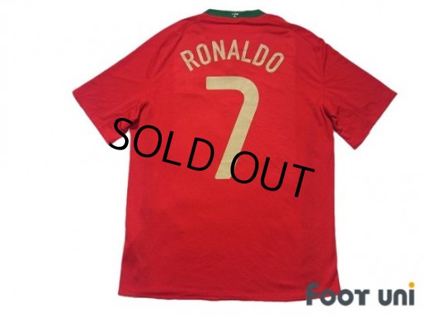 Photo2: Portugal Euro 2008 Home Shirt #7 Cristiano Ronaldo (2)