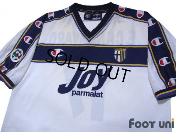 Photo3: Parma 2001-2002 Away Shirt #17 Fabio Cannavaro Lega Calcio Patch/Badge (3)