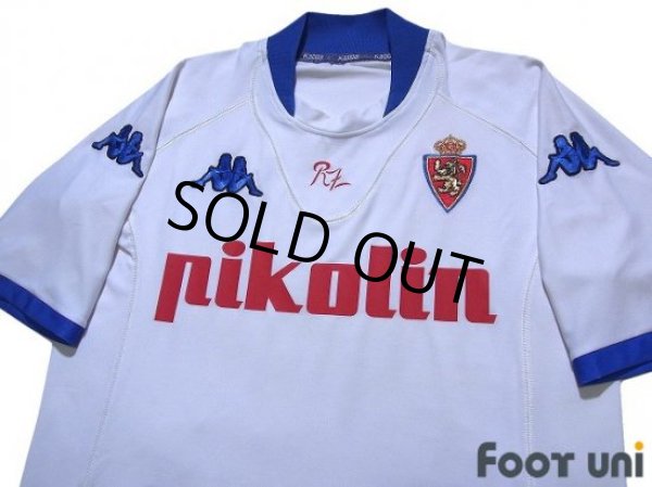 Photo3: Real Zaragoza 2001-2003 Home Shirt (3)