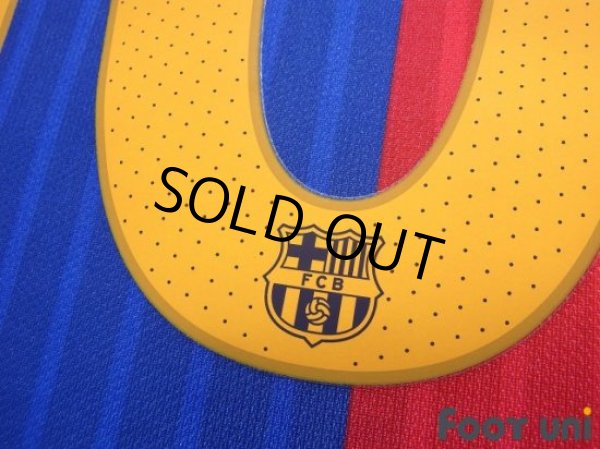 Photo7: FC Barcelona 2016-2017 Home Shirt #10 Messi La Liga Patch/Badge (7)