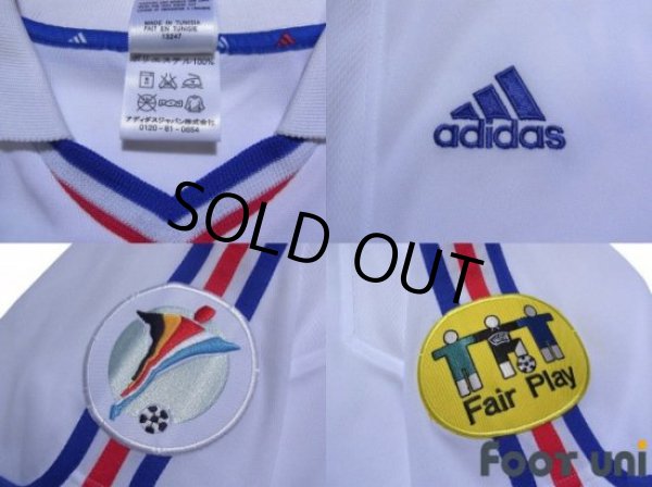 Photo7: France Euro 2000 Away Shirt #10 Zidane UEFA Euro Patch/Badge UEFA Fair Play Patch/Badge (7)