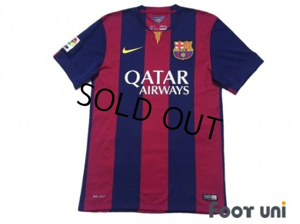 Photo1: FC Barcelona 2014-2015 Home Shirt LFP Patch/Badge (1)