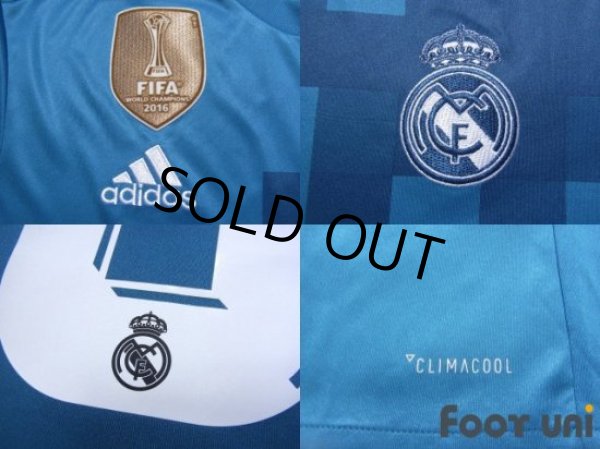 Photo7: Real Madrid 2017-2018 3rd Shirt #8 Kroos La Liga Patch/Badge (7)