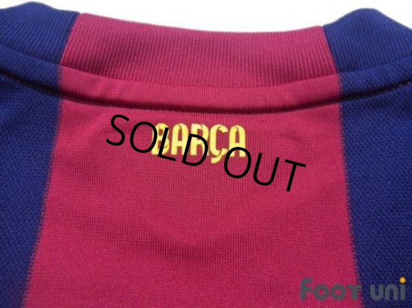 Photo7: FC Barcelona 2014-2015 Home Shirt LFP Patch/Badge (7)