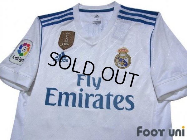 Photo3: Real Madrid 2017-2018 Home Authentic Shirt #10 Modric La Liga Patch/Badge w/tags (3)