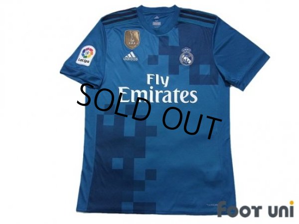 Photo1: Real Madrid 2017-2018 3rd Shirt #8 Kroos La Liga Patch/Badge (1)