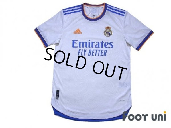 Photo1: Real Madrid 2021-2022 Home Authentic Shirt w/tags (1)