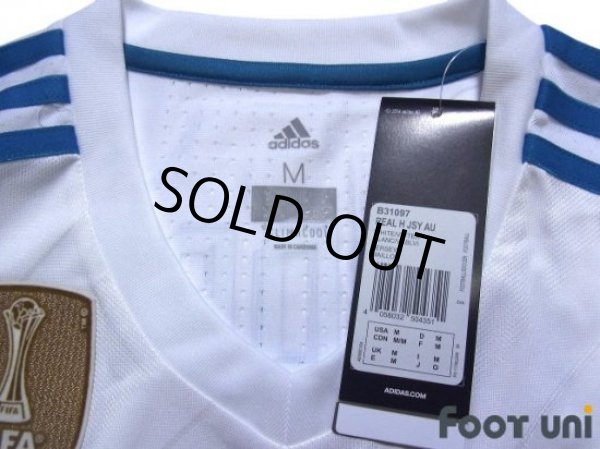 Photo5: Real Madrid 2017-2018 Home Authentic Shirt #10 Modric La Liga Patch/Badge w/tags (5)