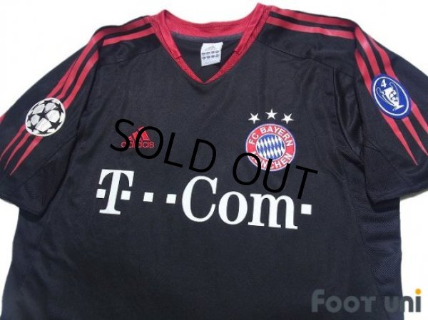Photo3: Bayern Munich 2004-2005 Cup Shirt #26 Deisler Champions League Patch/Badge Big Year Patch/Badge (3)