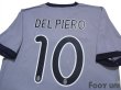 Photo4: Juventus 2009-2010 Away Shirt #10 Del Piero (4)