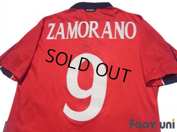 Photo4: Chile 2000-2003 Home Shirt #9 Zamorano (4)