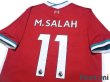 Photo4: Liverpool 2020-2021 Home Shirt #11 Mohamed Salah (4)