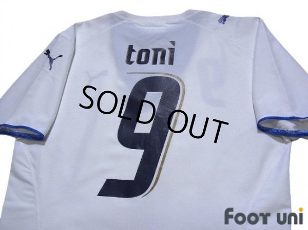 Photo4: Italy 2006 Away Shirt #9 Luca Toni (4)